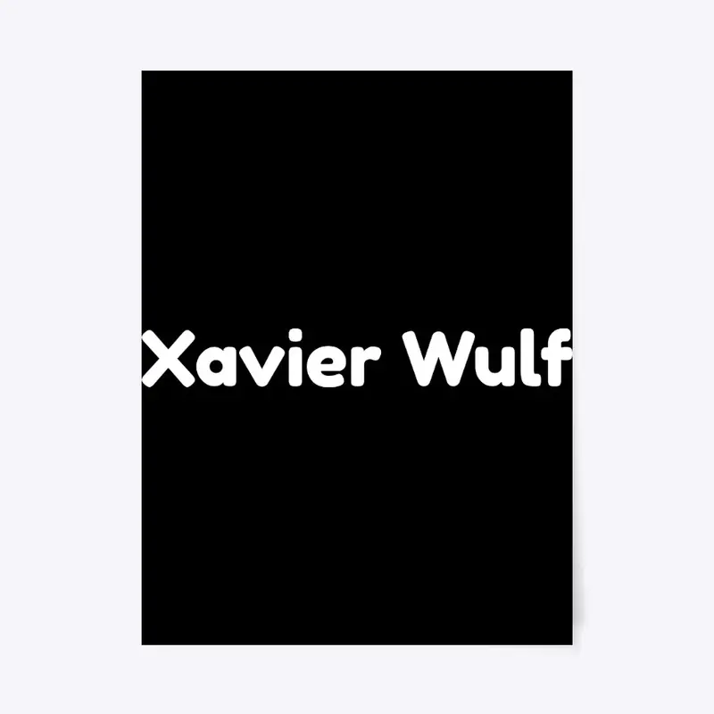 Xavier Wulf Merch Logo